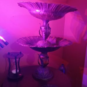 ANTIQUE BRONZE CUP MEGA FRUIT BOWL